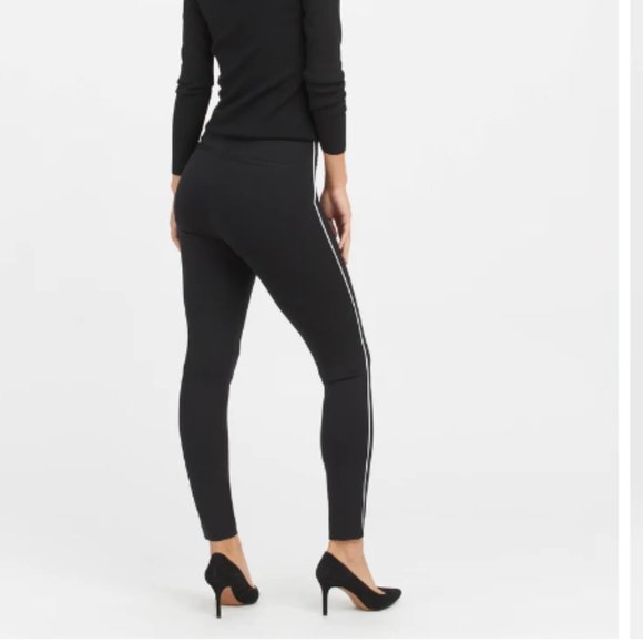 NWT! Spanx The Perfect Pant, Ankle Piped Skinny Classic Black 2X/2TG - Picture 3 of 8